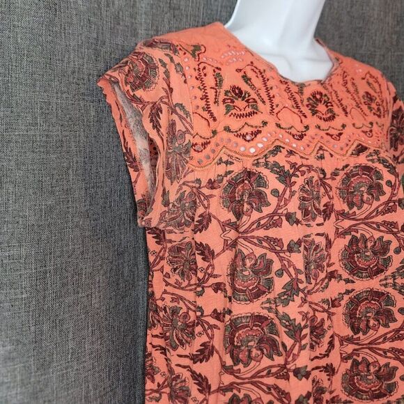 Anthopologie Cap Sleeve Top - Picture 3 of 7